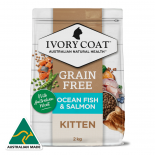 Ivory Coat [IKOC] - 深海魚三文魚*幼貓*配方 貓乾糧 2kg