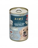 Aime Kitchen [H6601] - 長鰭吞拿魚 Albacore Tuna 肉醬狗罐頭 [口腔強健配方] 400g (藍)