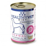 斷貨 可預訂預8月初返貨 HEALTHY VET 特殊營養處方 [HVD400D] - DERMAL 成犬皮膚配方 狗罐頭 400g