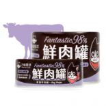 汪喵星球 [FM105 / FM115] - 貓用98%鮮肉無膠主食罐 - 草飼牛肉 80g