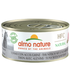 almo nature [5127&91; - HTC 150g大罐系列 Tuna w/ White Bait 吞拿魚+白飯魚貓罐頭 150g x 24罐原箱優惠