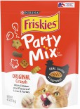 Friskies 喜躍 Party Mix 鬆脆貓小食袋裝 Original Crunch - 雞肉,肝及火雞 170g