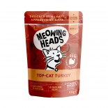 Meowing Heads [MHWT] - 無穀物Top-Cat Turkey 主食 貓濕包 100g