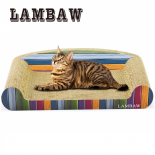 Lambaw 瓦通梳化形紙貓抓板--彩色 [IC0004-color]  (50 x 24.5 x 13.5CM) 