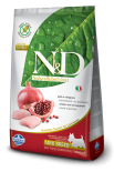 N&D CHICKEN & POMEGRANATE ADULT MINI 無穀物全犬配方 石榴&雞肉 (細粒) 02.5kg