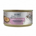 Aime Kitchen [TCT75-S](老貓) Special Needs 殿堂主食系列 - 雞肉煮吞拿魚 Chicken with Tuna [低磷低鎂] 75g x 24罐原箱優惠