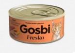 GOSBI Fresko [GFTSP70] 無穀物成貓罐頭 - 吞拿魚+三文魚+木瓜 (70g)