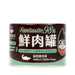 汪喵星球 [FM122] - 貓用98%鮮肉無膠主食罐 - 鱈魚雞肉 165g *大罐*