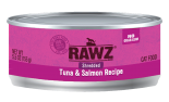 RAWZ RZCTS155 吞拿魚及三文魚肉絲全貓罐頭 155g