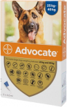 Bayer [BAOD400] Advocate 心疥爽犬用滴劑 25kg~40kg 1盒3支 (橙盒 藍)