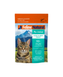 F9 Feline Natural [F9-P-HB85]  牛肉藍尖尾鱈魚 貓軟包(Pouch) 85g (藍)