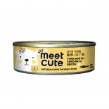 台灣 MeetCute 遇可愛 [MQ-B01] 鮪魚+沙丁魚 高湯主食罐 80g (MQ-CB0101)