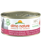 almo nature [5129] - HTC 150g大罐系列 Tuna & Chicken  吞拿魚+雞肉貓罐頭 150g