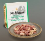 McAdams [WD-TV-150AL] 自由放養火雞、田園蔬菜 狗狗餐盒 150g