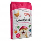 Loveabowl [LB0078&91; 無穀物龍蝦雞肉海陸 全犬種配方 狗乾糧 10kg (桃)