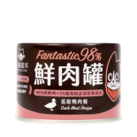 汪喵星球 [FM126] - 貓用98%鮮肉無膠主食罐 - 低敏鴨肉  165g *大罐*