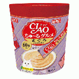 預訂 CIAO  SC-139「超奴」美食 吞拿魚PARTY  3種味 (60本 / 桶裝)