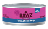 RAWZ RZCTC155 吞拿魚及雞肉肉絲全貓罐頭 155g