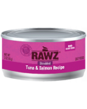 RAWZ RZCTS085 吞拿魚及三文魚肉絲全貓罐頭 85g