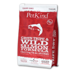 PetKind Green Tripe & Wild Salmon 無穀物 羊草胃及三文魚 配方狗糧 14lb (紅)