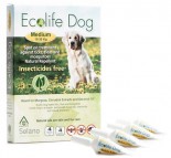 Solano -ES013 Ecolife Dog 純天然犬用驅蚤滴頸劑 一盒四支（中型犬15 ~ 30kg）