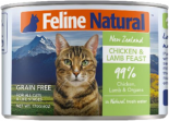 F9 Feline Naturals [K9-C- CL170&91; 貓罐頭 170G - 雞肉及羊肉