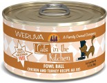 Weruva Cats in the Kitchen 罐裝系列 Fowl Ball 走地雞+火雞 美味肉汁 90g