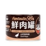 汪喵星球 [FM123] - 貓用98%鮮肉無膠主食罐 - 山野鵪鶉鳥 165g *大罐*