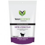 美國 VetriScience - Lysine Plus 貓用賴氨酸營養補充小食 (120粒) [0900743.120&91;