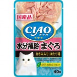 斷貨 預訂預5月中返貨 CIAO袋裝貓濕糧 IC-327 水份補給 吞拿魚配雞肉 (帶子味) 40g