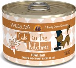 需預訂2-3個月 Weruva Cats in the Kitchen 罐裝系列 Fowl Ball 走地雞+火雞 美味肉汁 170g 