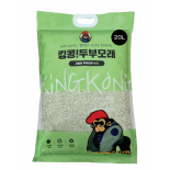 韓國 KING KONG 3.0 綠茶味豆腐砂 20L (綠袋) x 3包原箱優惠