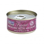 Fish4Cats CMW958 鯖魚塊及鳳尾魚貓罐頭 70g x 10罐原條優惠 (Mackerel & Anchovy)