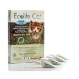 Solano -ES037  Ecolife Cat 純天然貓用驅蚤滴頸劑 一盒四支（0.8-4kg／Small）