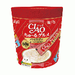 CIAO  SC-138「超奴」美食PARTY 吞拿魚•鰹魚•雞肉 3種味 (60本 / 桶裝)