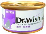 Seeds Dr.wish 鮪魚+果寡糖（改變細菌叢生態，化毛排出)  (紫)x 24罐原箱優惠